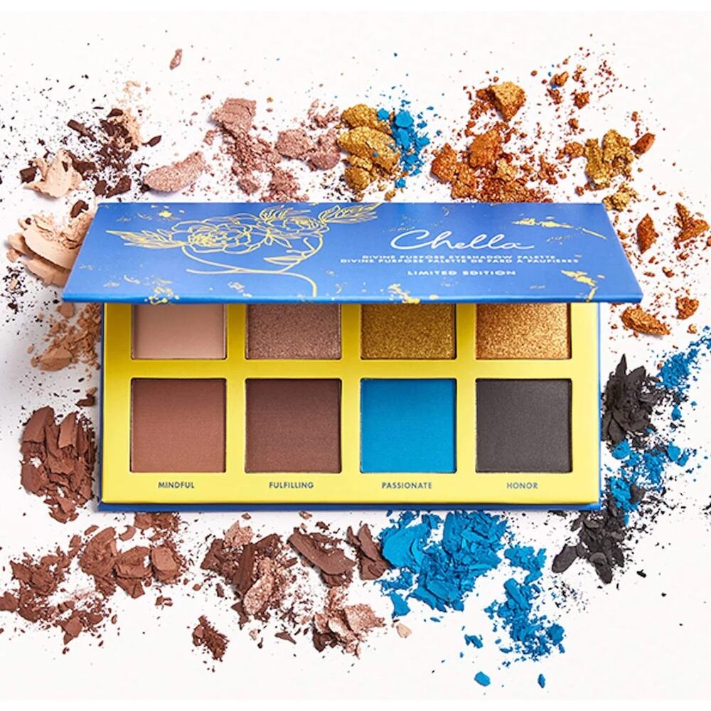 NIB Chella Divine Purpose Eyeshadow Palette Matte and Pearl Shades NWT